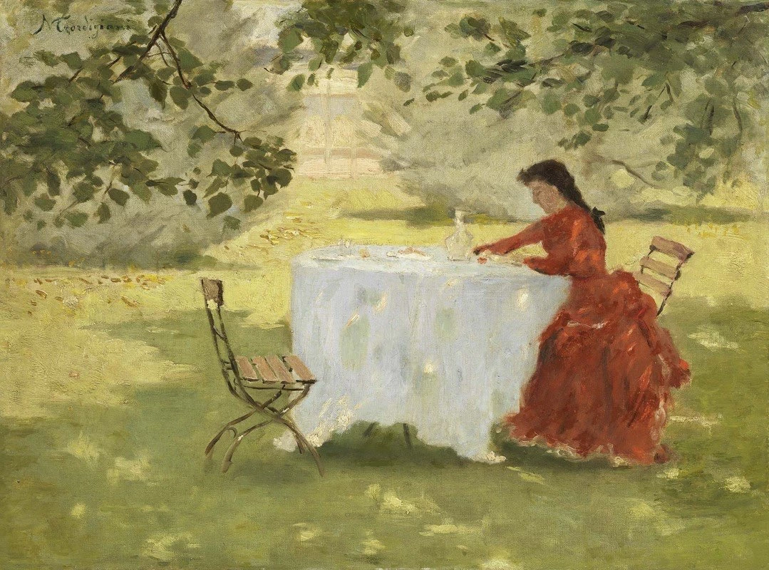 Colazione in giardino